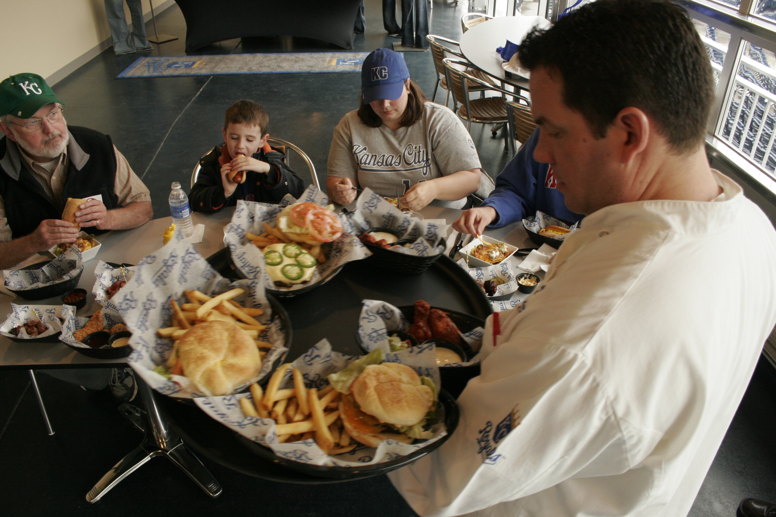 Major league munchies Renovated Kauffman Stadium home to expanded